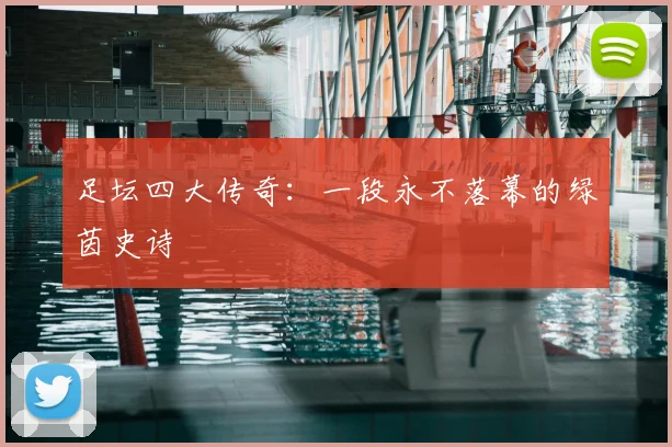 足坛四大传奇:一段永不落幕的绿茵史诗